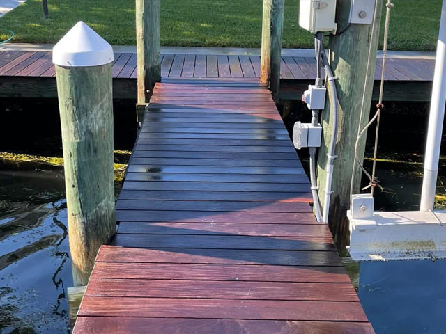Home - Services - Dock cleaning, painting, staining, and sealing Learn more