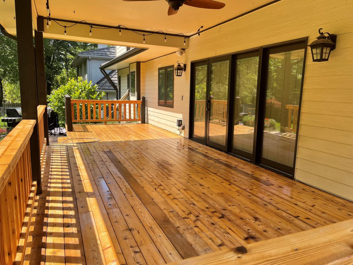 Deck Staining Project in Venice, FL
